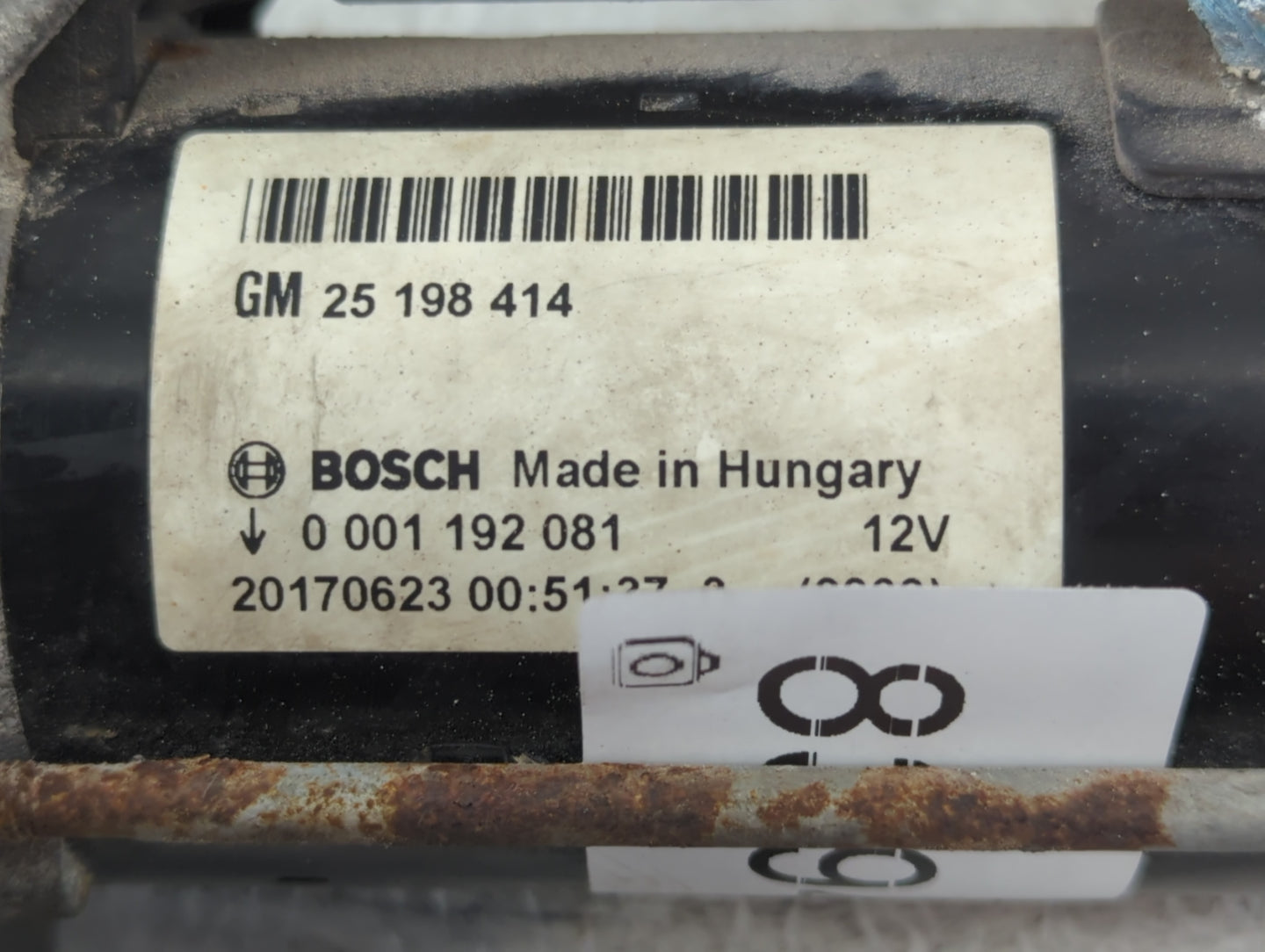 2014-2021 Buick Encore Car Starter Motor Solenoid OEM P/N:0 001 192 081 20170623 Fits Fits 2014 2015 2016 2017 2018 2019 202