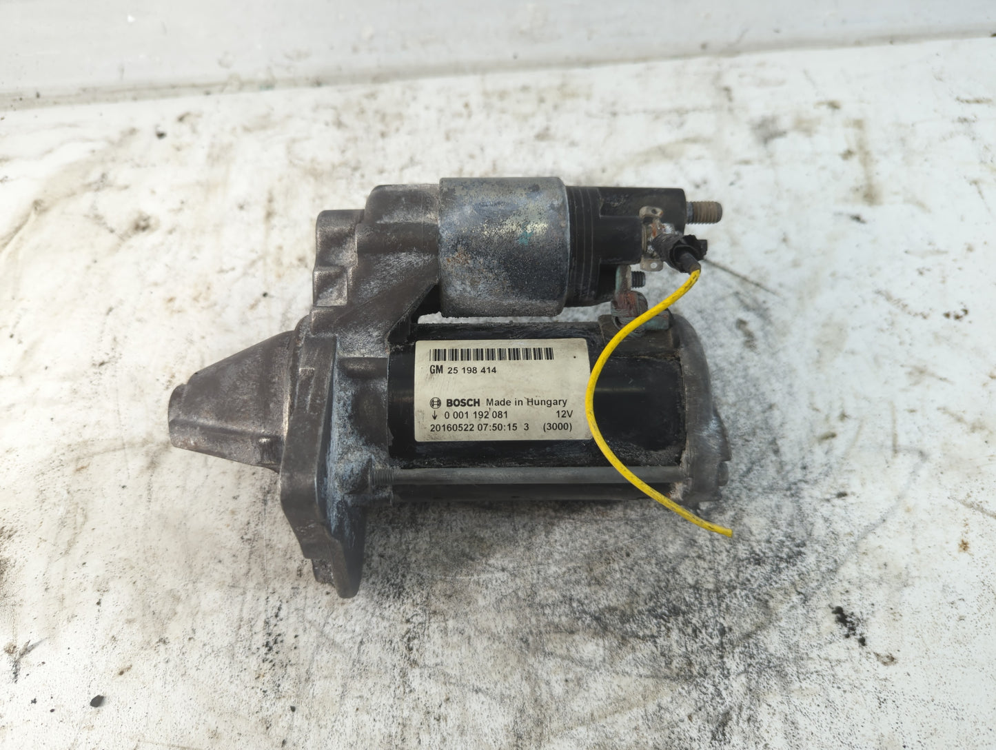2014-2021 Buick Encore Car Starter Motor Solenoid OEM P/N:25 198 414 Fits Fits 2014 2015 2016 2017 2018 2019 2020 2021 OEM U