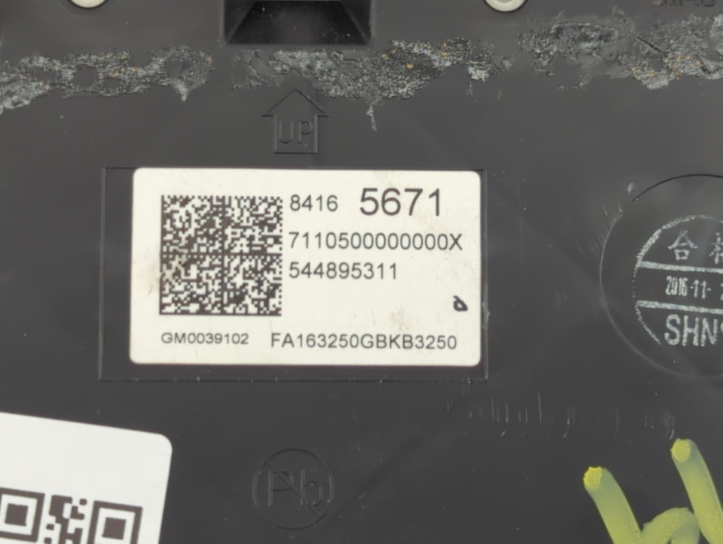 2017-2018 Buick Envision Instrument Cluster Speedometer Gauges P/N:84165671 Fits Fits 2017 2018 OEM Used Auto Parts - Oemuse