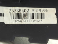 2016-2020 Buick Envision Master Power Window Switch Replacement Driver Side Left P/N:23235402 Fits Fits 2016 2017 2018 2019 
