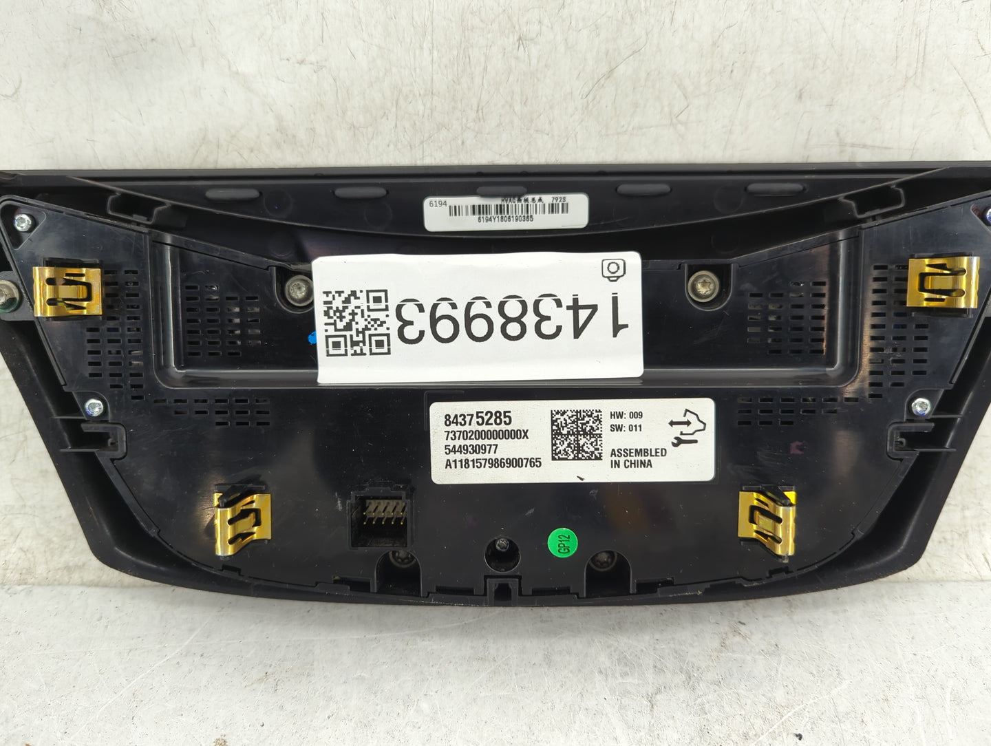 2016-2020 Buick Envision Climate Control Module Temperature AC/Heater Replacement P/N:84375285 7370200000000X Fits OEM Used 