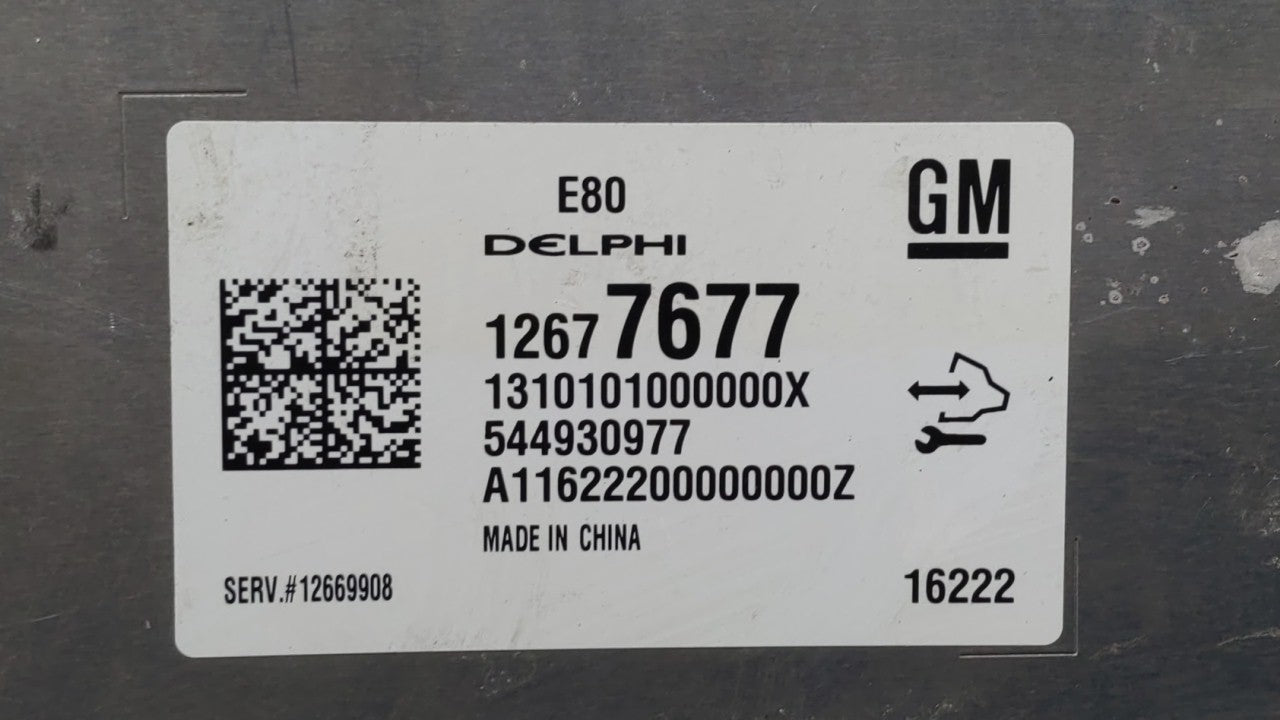 2017-2019 Buick Envision PCM Engine Control Computer ECU ECM PCU OEM P/N:12677677 12686384, 12680876 Fits Fits 2017 2018 201