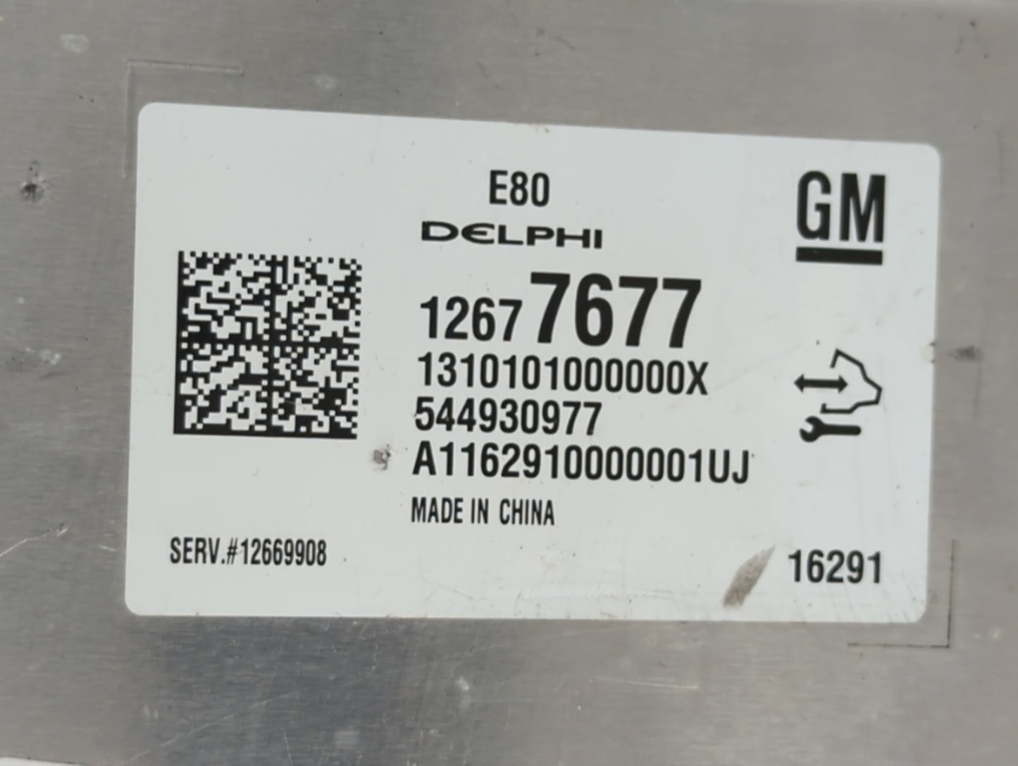 2017-2018 Buick Envision PCM Engine Control Computer ECU ECM PCU OEM P/N:12677677 12686384, 12680876, 12683301 Fits Fits 201
