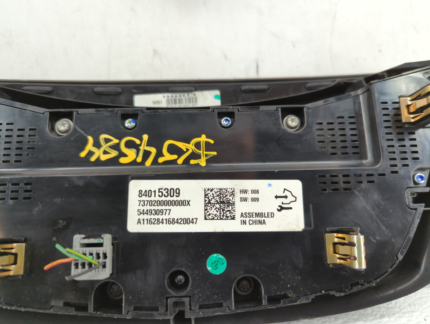 2016-2020 Buick Envision Climate Control Module Temperature AC/Heater Replacement P/N:84375284 84443701 Fits OEM Used Auto P
