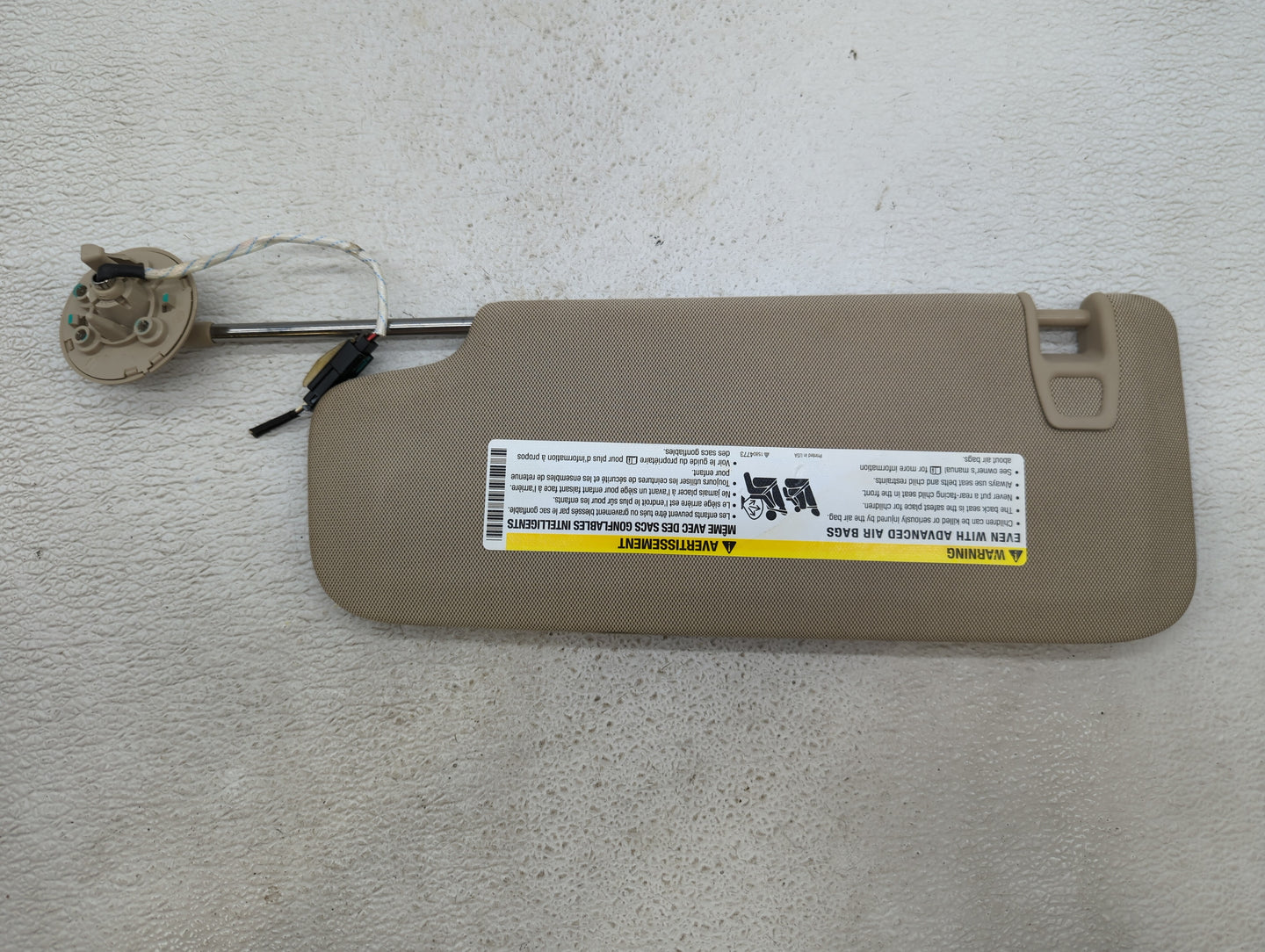 2016-2020 Buick Envision Sun Visor Shade Replacement Passenger Right Mirror Fits Fits 2016 2017 2018 2019 2020 OEM Used Auto