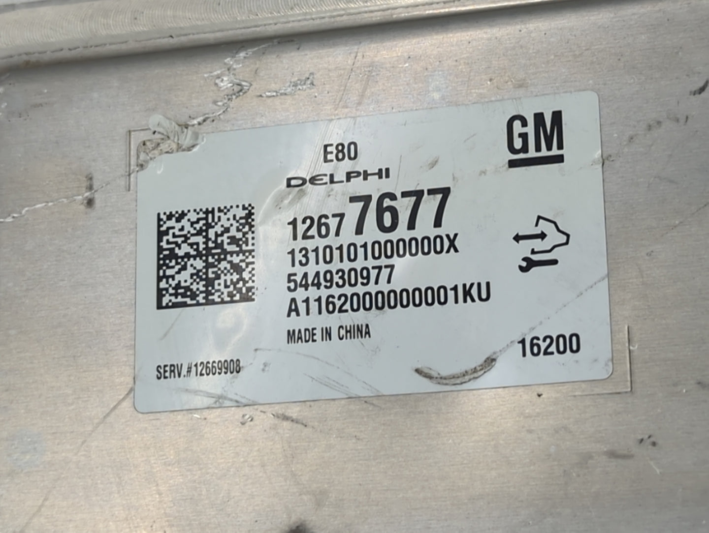 2017-2019 Buick Envision PCM Engine Control Computer ECU ECM PCU OEM P/N:12669908 12677677, 12695198 Fits Fits 2017 2018 201