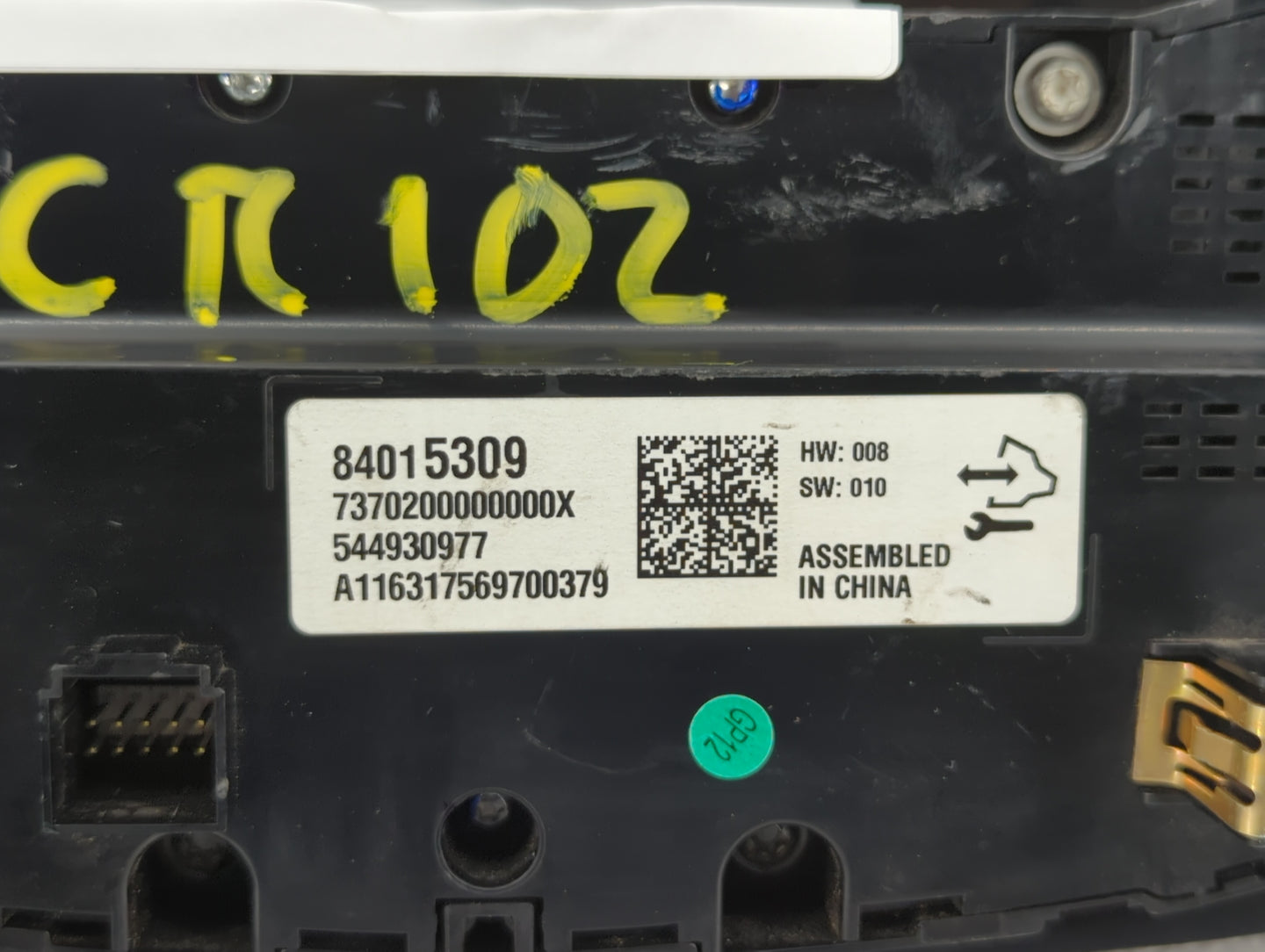 2016-2020 Buick Envision Climate Control Module Temperature AC/Heater Replacement P/N:84375284 84443701 Fits OEM Used Auto P