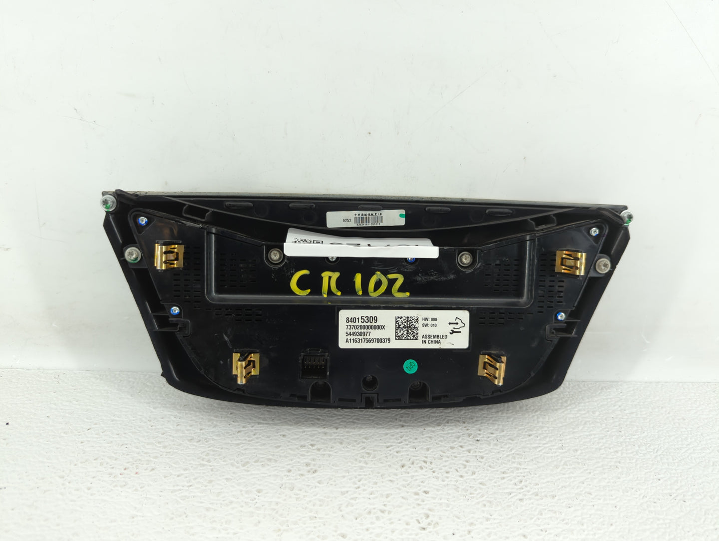 2016-2020 Buick Envision Climate Control Module Temperature AC/Heater Replacement P/N:84375284 84443701 Fits OEM Used Auto P