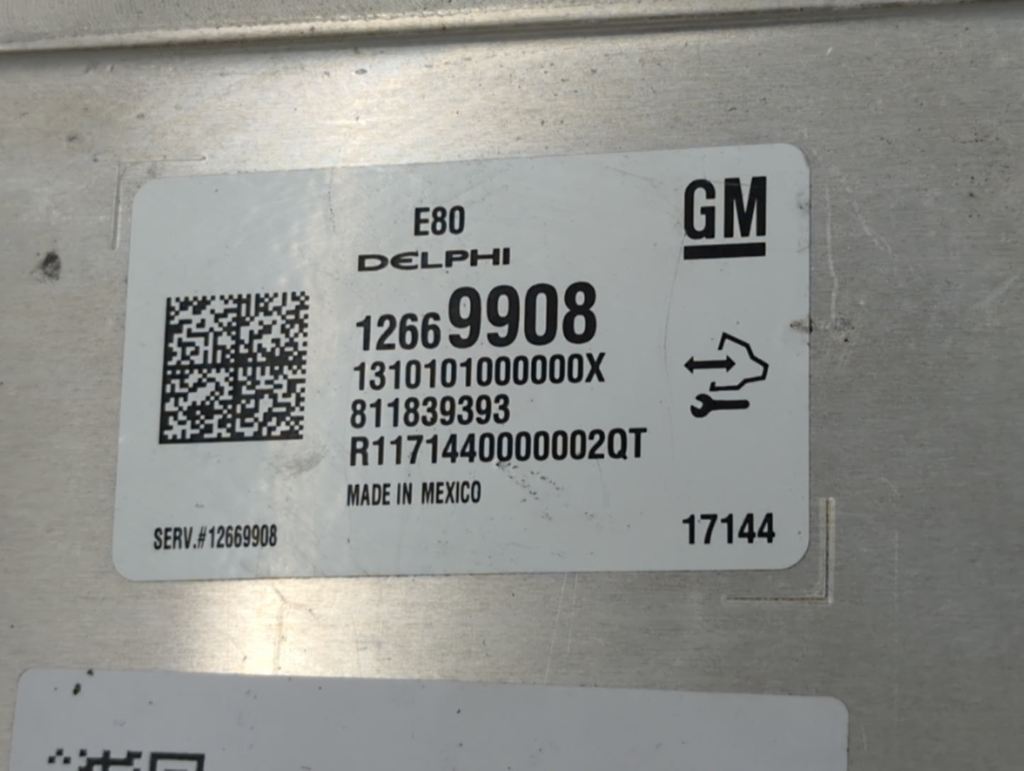2017-2019 Buick Envision PCM Engine Control Computer ECU ECM PCU OEM P/N:12669908 12681528, 12687296 Fits Fits 2017 2018 201