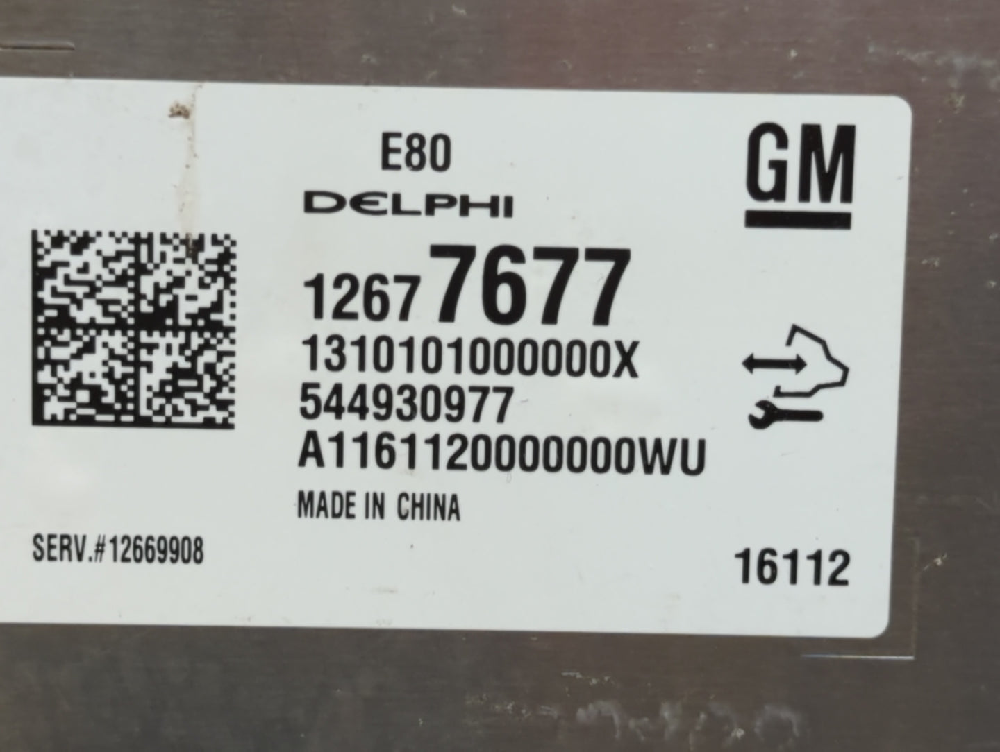 2017-2019 Buick Envision PCM Engine Control Computer ECU ECM PCU OEM P/N:12669908 12677677 Fits Fits 2017 2018 2019 2020 OEM