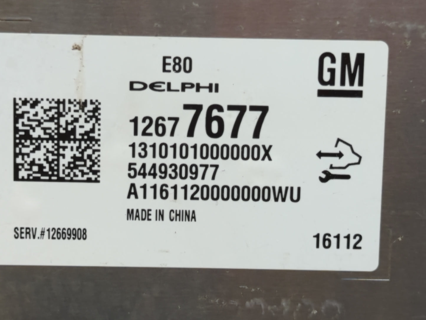 2017-2019 Buick Envision PCM Engine Control Computer ECU ECM PCU OEM P/N:12669908 12677677 Fits Fits 2017 2018 2019 2020 OEM