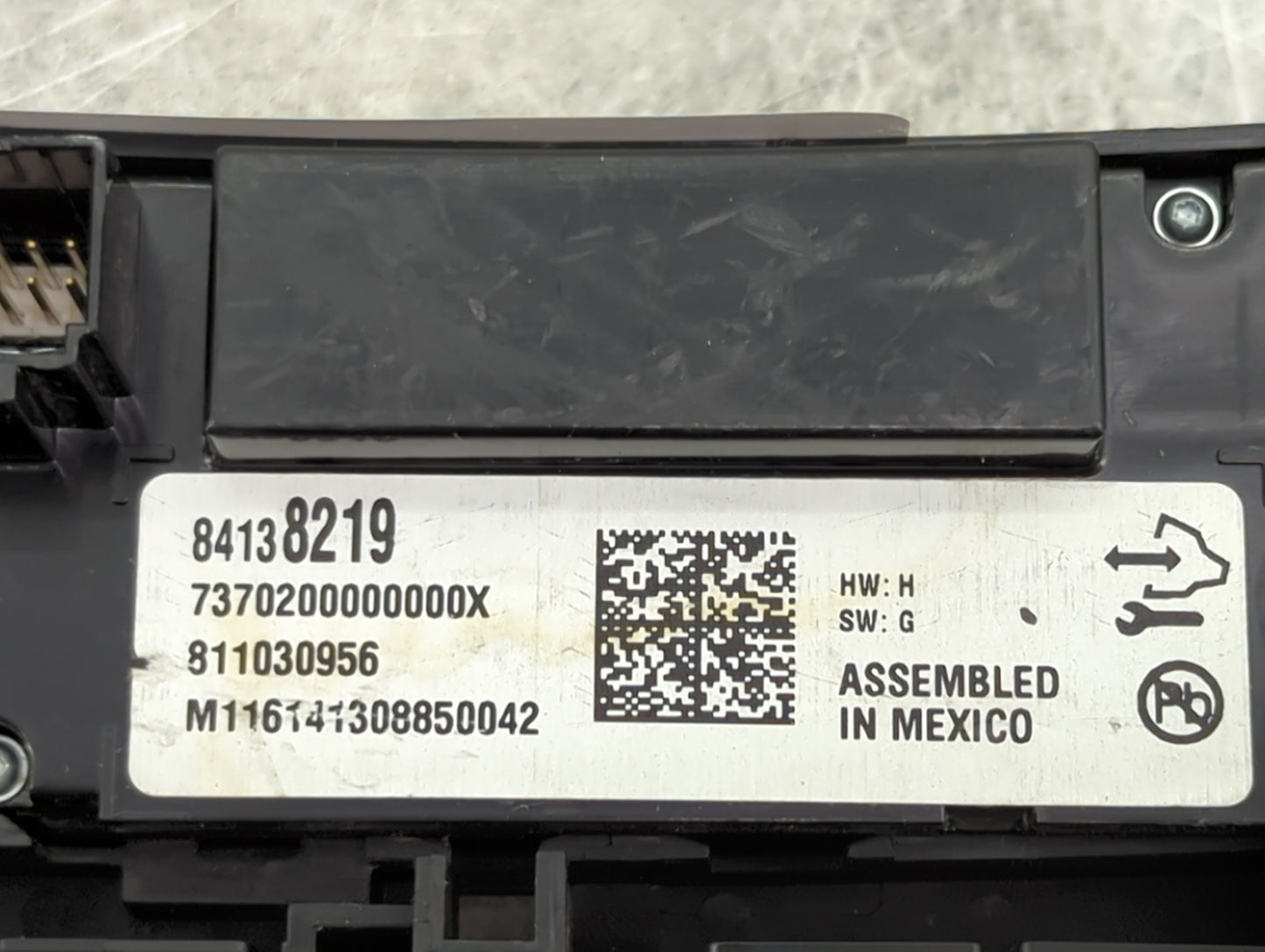 2017 Buick Lacrosse Climate Control Module Temperature AC/Heater Replacement P/N:84138219 7370200000000X, 811030956, 9092692