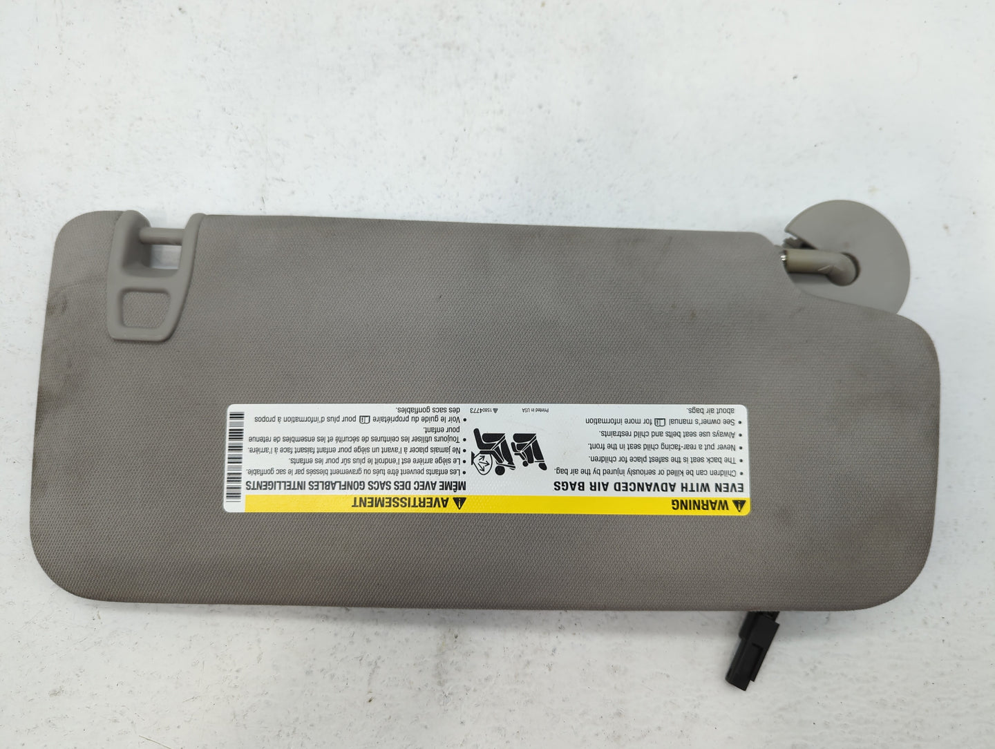 2017 Buick Lacrosse Sun Visor Shade Replacement Driver Left Mirror Fits OEM Used Auto Parts - Oemusedautoparts1.com