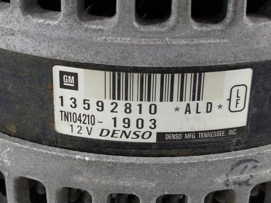 2014-2017 Buick Regal Alternator Replacement Generator Charging Assembly Engine OEM P/N:13592810 Fits OEM Used Auto Parts