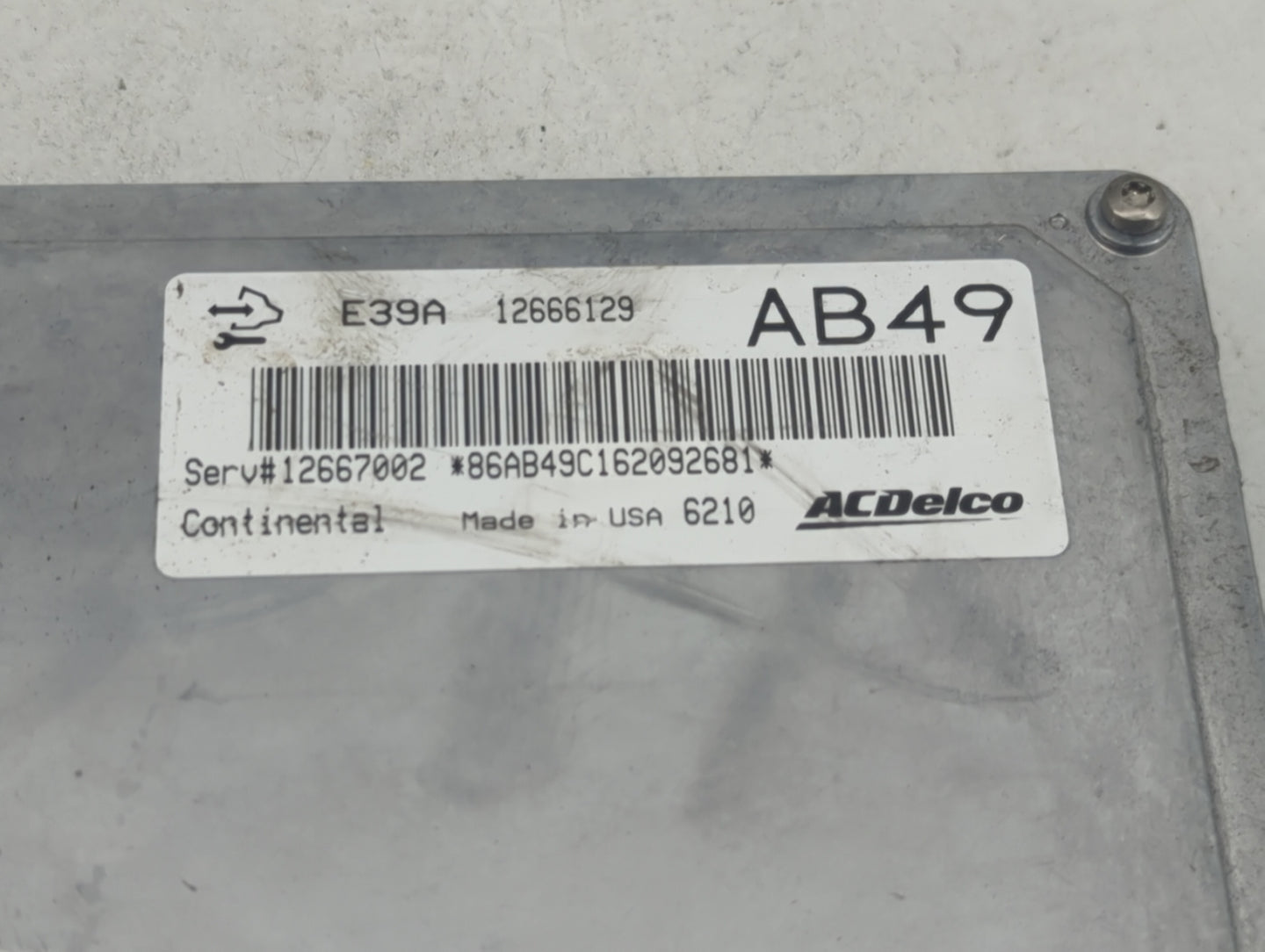 2017 Buick Regal PCM Engine Control Computer ECU ECM PCU OEM P/N:12666129 Fits Fits 2018 2019 2020 OEM Used Auto Parts - Oem