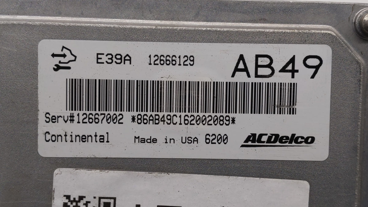 2017 Buick Regal PCM Engine Control Computer ECU ECM PCU OEM P/N:12666068 12667002, 12666070, 12667189 Fits 2018 2019 2020 O