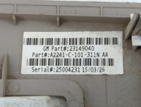 2016-2017 Buick Regal Overhead Console W/rear Climate Control - Oemusedautoparts1.com
