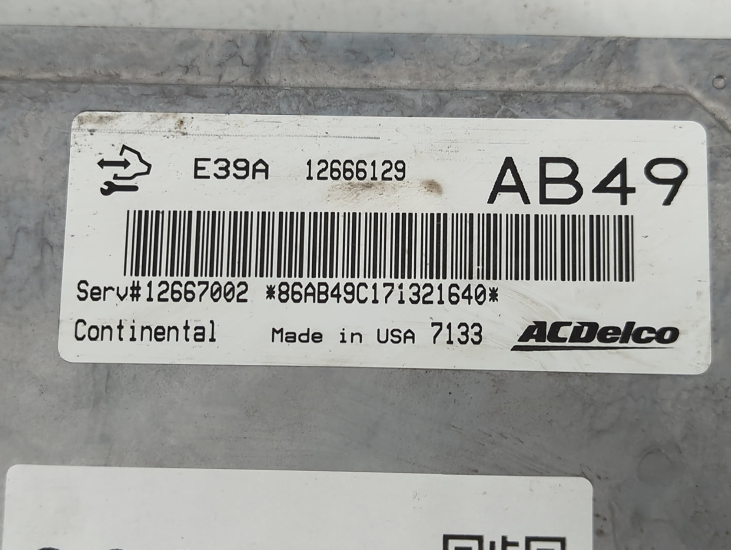 2017 Buick Regal PCM Engine Control Computer ECU ECM PCU OEM P/N:12666129 Fits Fits 2018 2019 2020 OEM Used Auto Parts - Oem