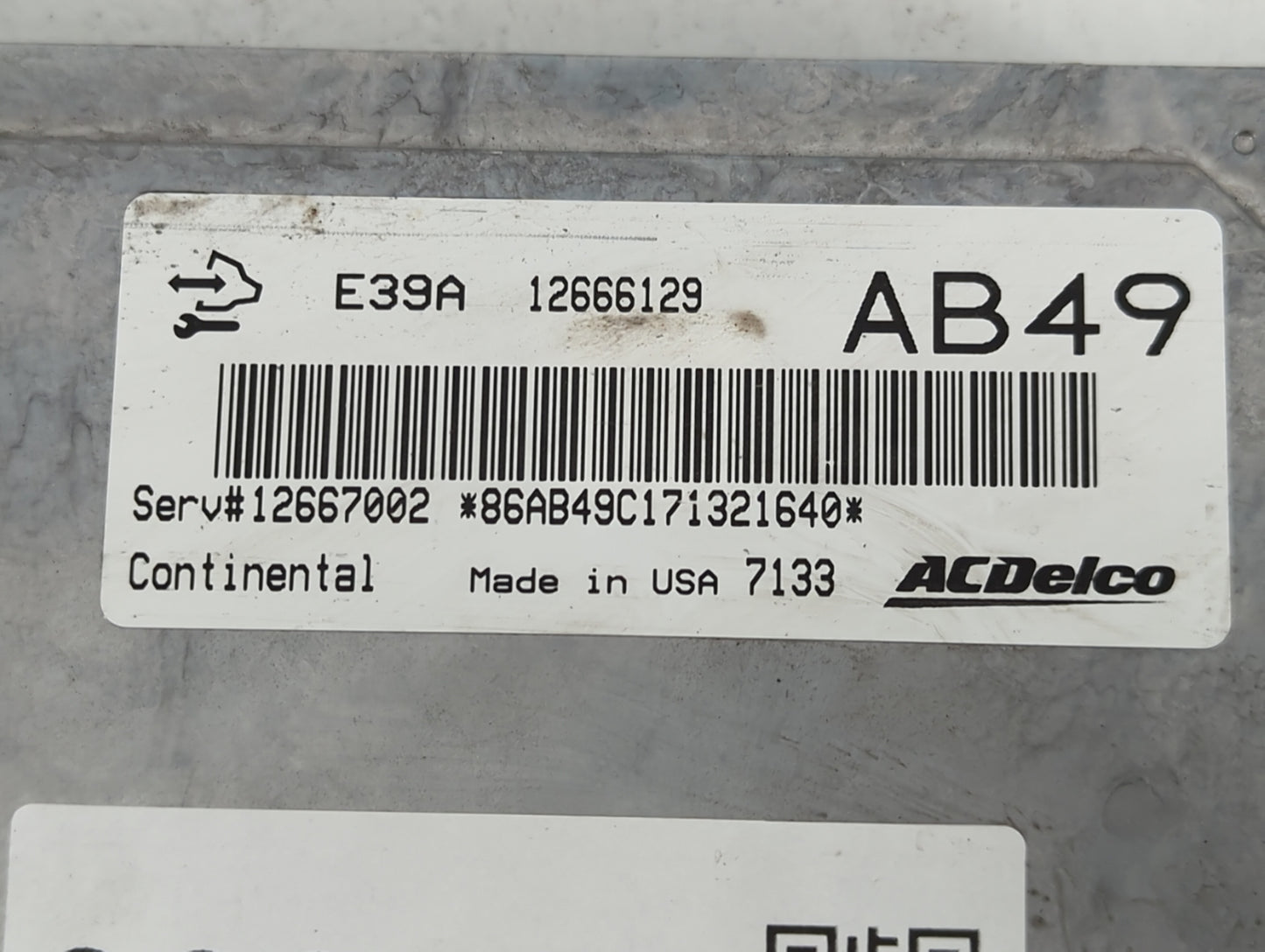 2017 Buick Regal PCM Engine Control Computer ECU ECM PCU OEM P/N:12666129 Fits Fits 2018 2019 2020 OEM Used Auto Parts - Oem