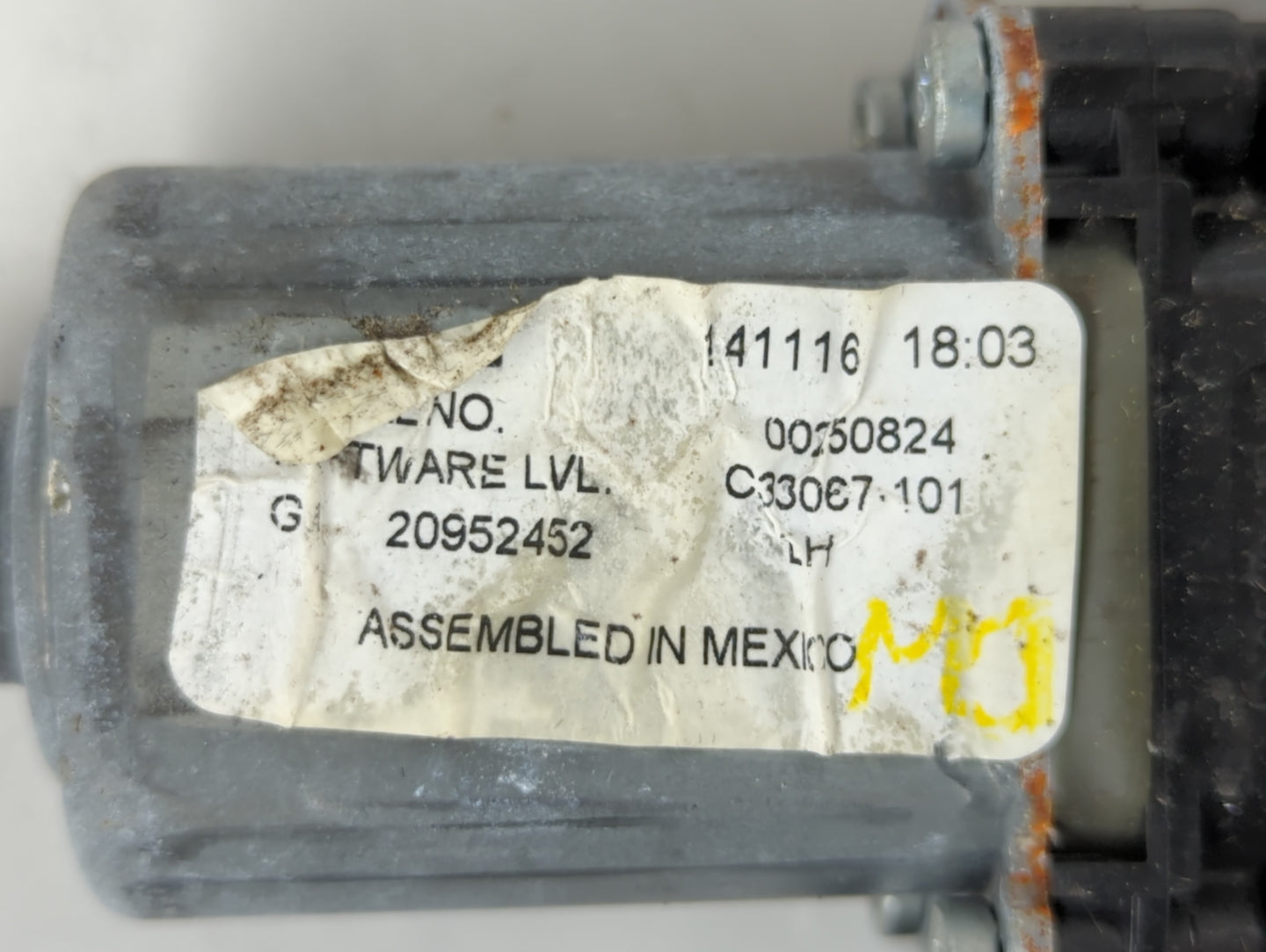 2011-2017 Buick Regal Driver Left Front Window Regulator 692143 - Oemusedautoparts1.com