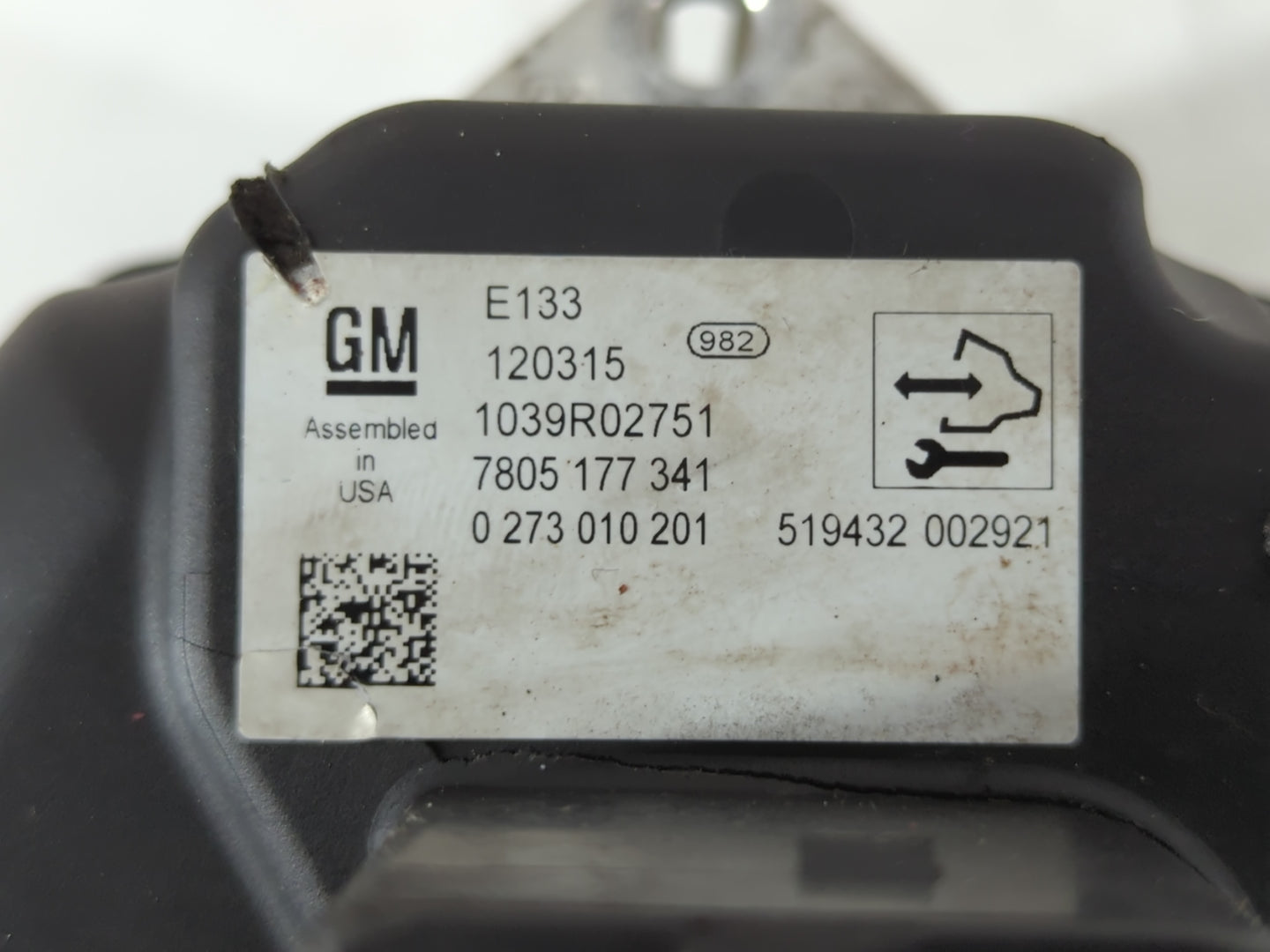 2017 Buick Regal ELECTRIC ASSIST MOTOR - Oemusedautoparts1.com