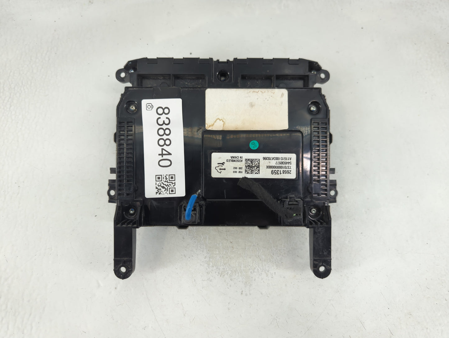 2016-2017 Buick Regal Radio AM FM Cd Player Receiver Replacement P/N:26681359 Fits Fits 2016 2017 OEM Used Auto Parts - Oemu