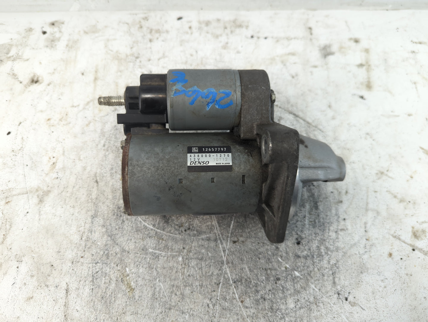 2014-2017 Buick Regal Car Starter Motor Solenoid OEM P/N:438000-1270 12657797 Fits OEM Used Auto Parts - Oemusedautoparts1.c