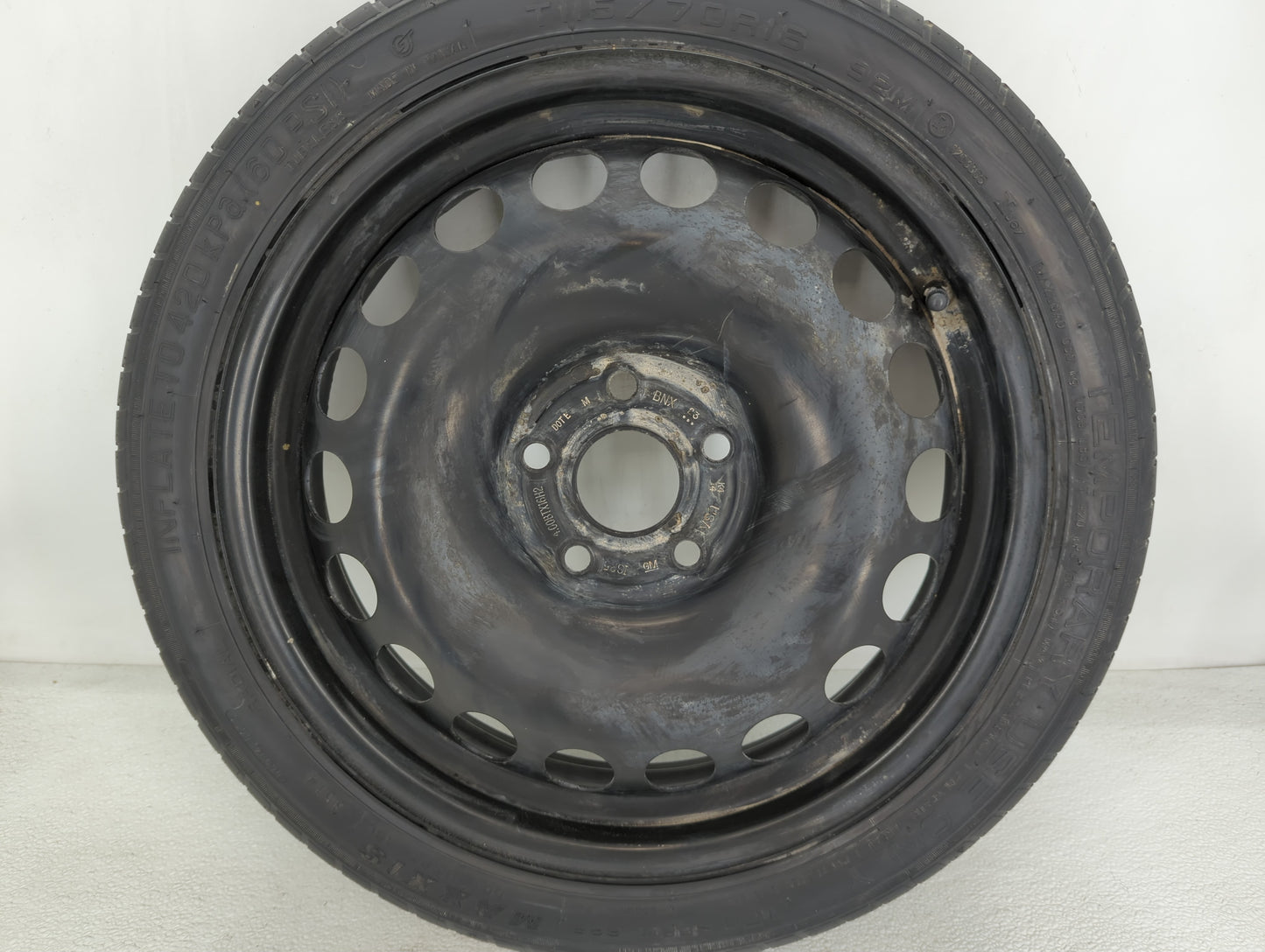 2012-2017 Buick Verano Spare Donut Tire Wheel Rim Oem - Oemusedautoparts1.com
