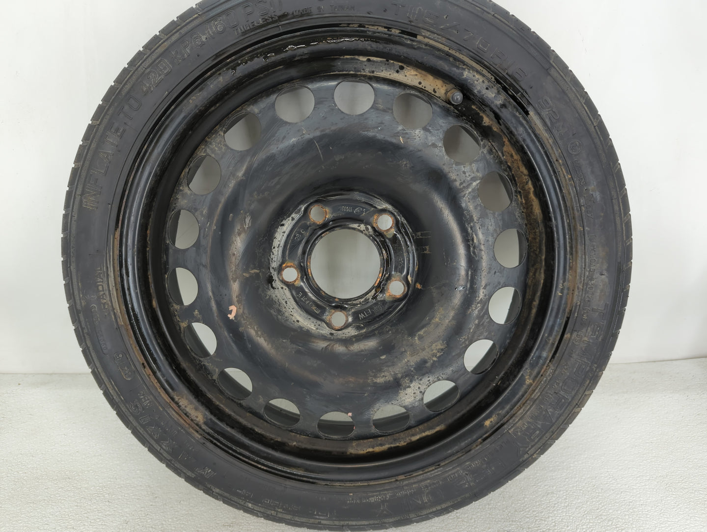 2012-2017 Buick Verano Spare Donut Tire Wheel Rim Oem - Oemusedautoparts1.com