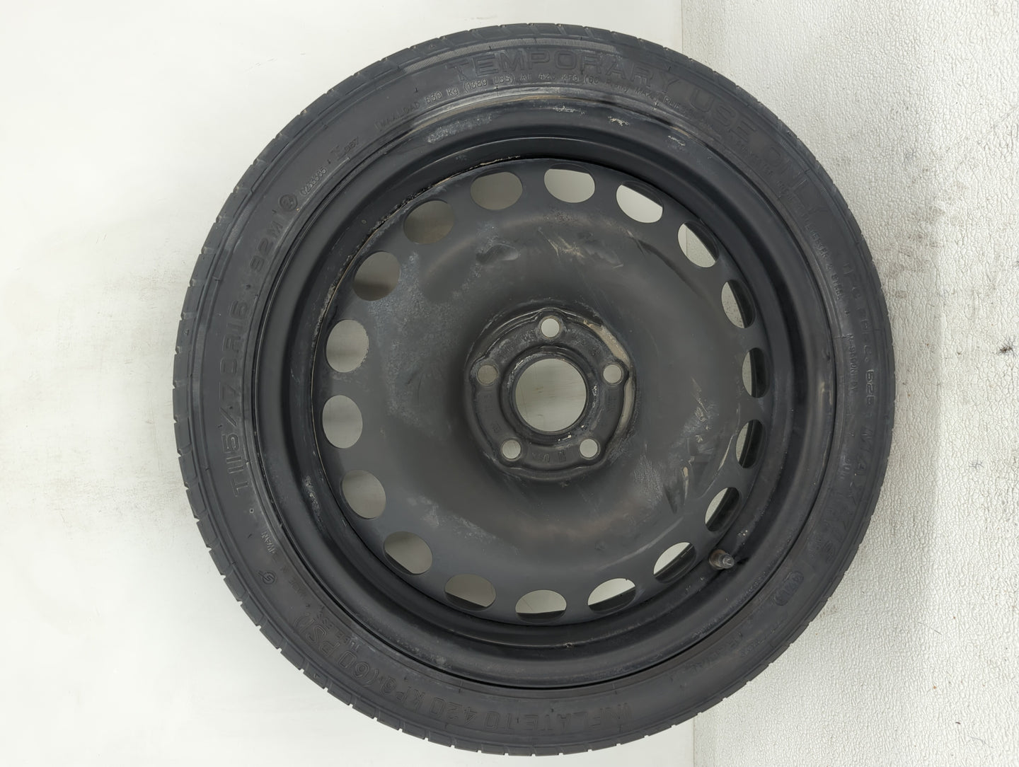 2012-2017 Buick Verano Spare Donut Tire Wheel Rim Oem - Oemusedautoparts1.com