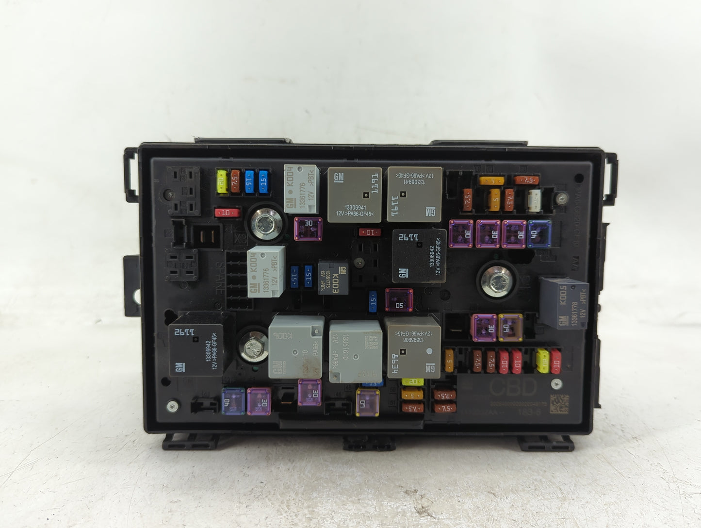 2017 Buick Verano Fusebox Fuse Box Panel Relay Module P/N:P00111252 Fits OEM Used Auto Parts - Oemusedautoparts1.com