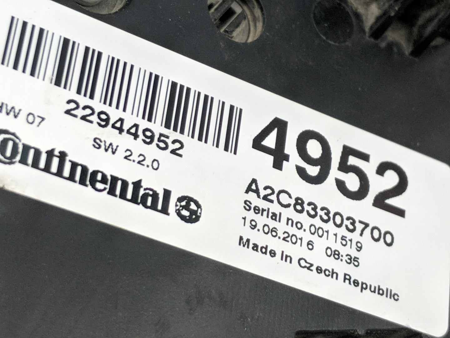 2012-2017 Buick Verano Climate Control Module Temperature AC/Heater Replacement P/N:22944952 A2C83303700 Fits OEM Used Auto 