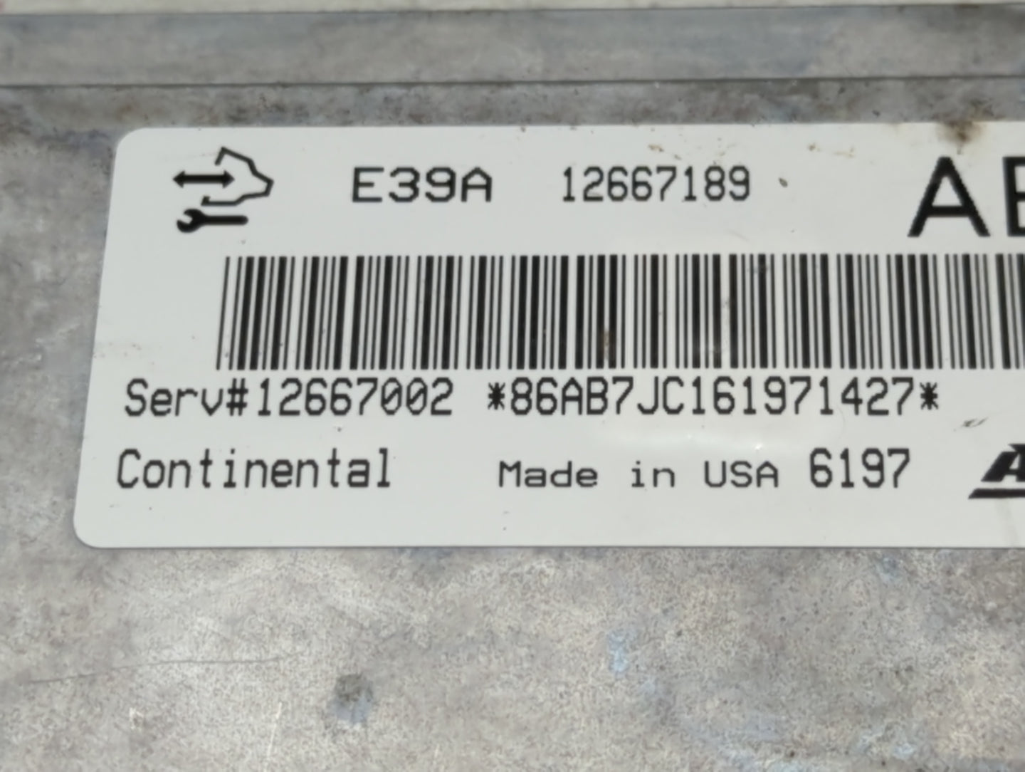 2017 Buick Verano PCM Engine Control Computer ECU ECM PCU OEM P/N:12667189 Fits Fits 2018 2019 2020 OEM Used Auto Parts - Oe