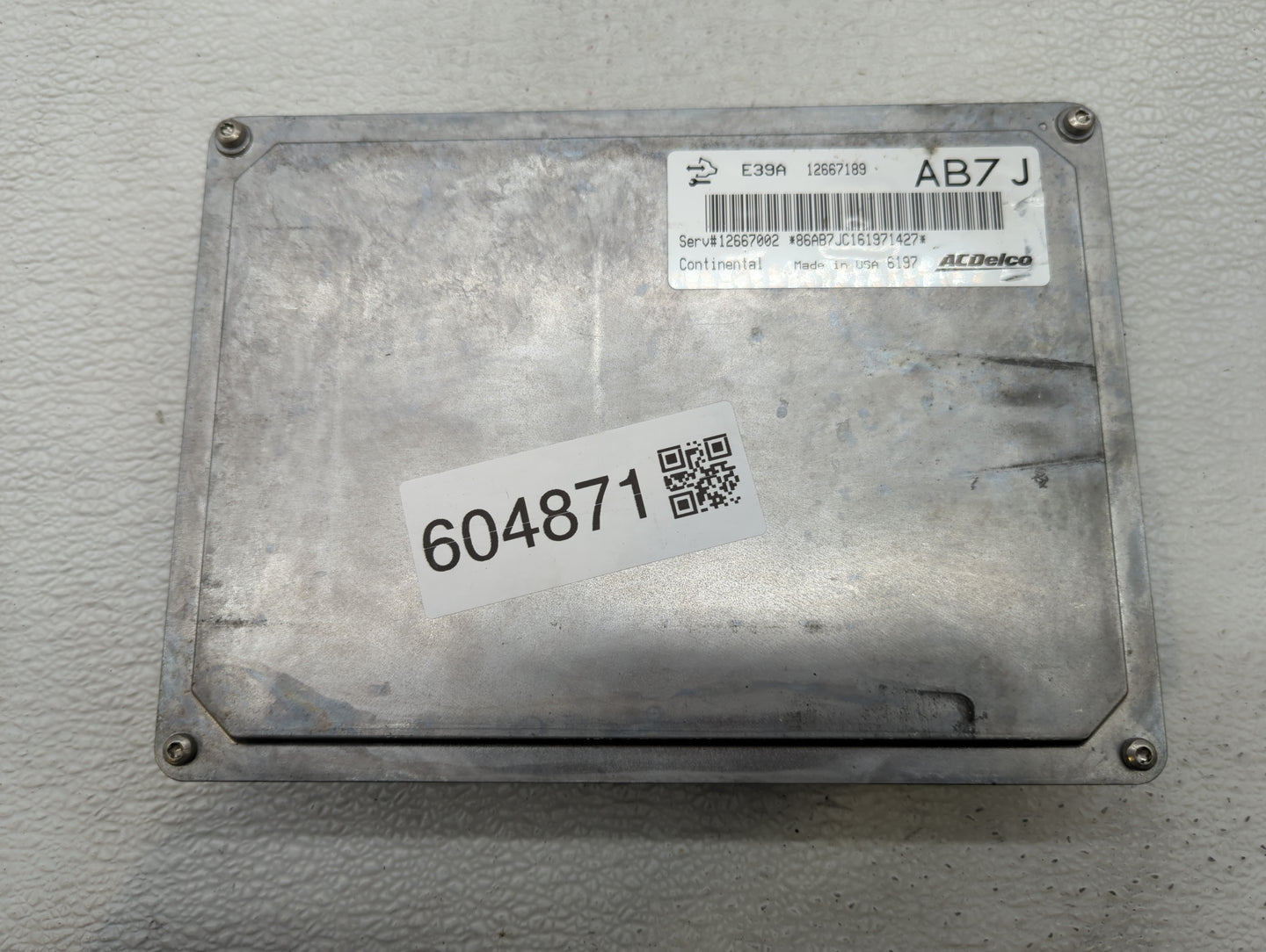 2017 Buick Verano PCM Engine Control Computer ECU ECM PCU OEM P/N:12667189 Fits Fits 2018 2019 2020 OEM Used Auto Parts - Oe