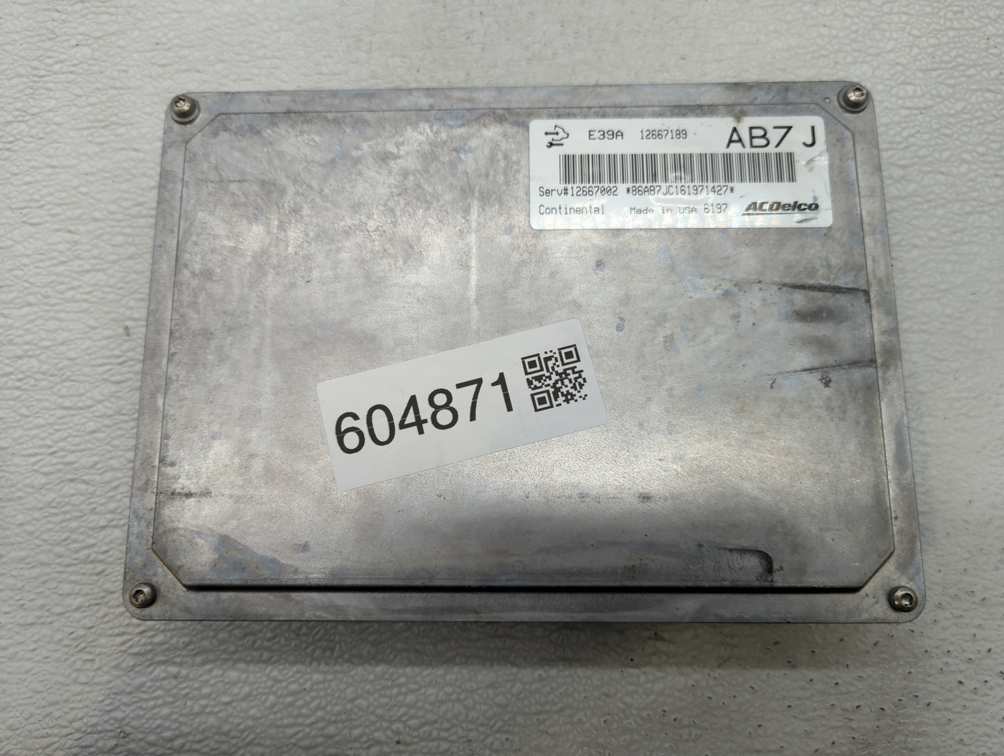 2017 Buick Verano PCM Engine Control Computer ECU ECM PCU OEM P/N:12667189 Fits Fits 2018 2019 2020 OEM Used Auto Parts - Oe