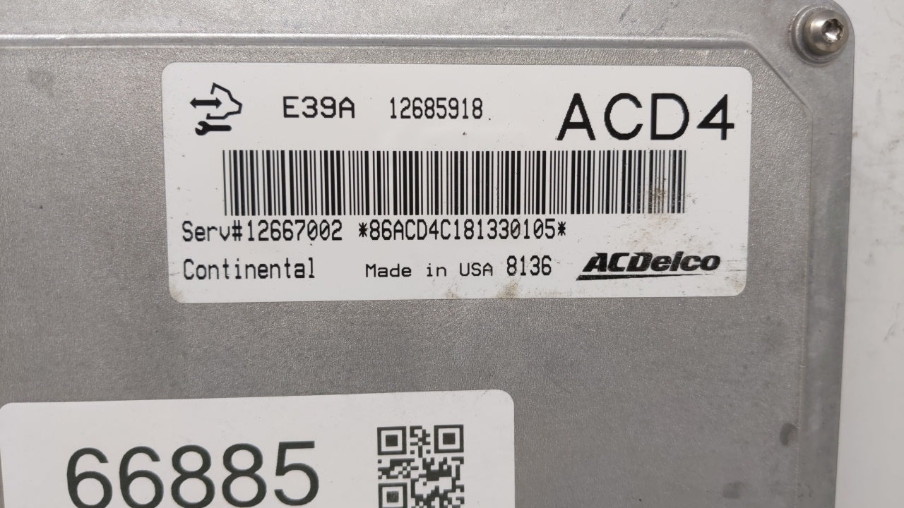 2017 Buick Verano PCM Engine Control Computer ECU ECM PCU OEM P/N:12667002 12667189 12685918 Fits Fits 2018 2019 2020 OEM Us