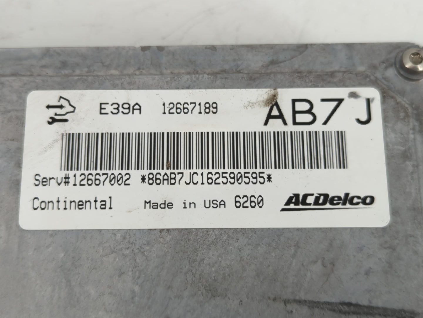2017 Buick Verano PCM Engine Control Computer ECU ECM PCU OEM P/N:12667189 Fits Fits 2018 2019 2020 OEM Used Auto Parts - Oe