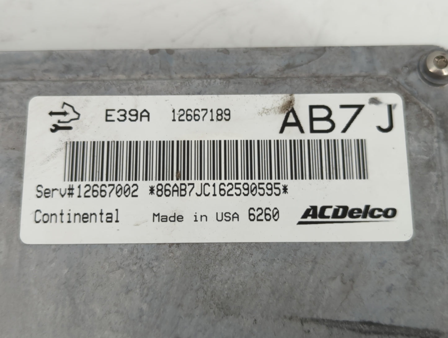2017 Buick Verano PCM Engine Control Computer ECU ECM PCU OEM P/N:12667189 Fits Fits 2018 2019 2020 OEM Used Auto Parts - Oe