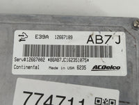 2017 Buick Verano PCM Engine Control Computer ECU ECM PCU OEM P/N:12667189 Fits Fits 2018 2019 2020 OEM Used Auto Parts - Oe