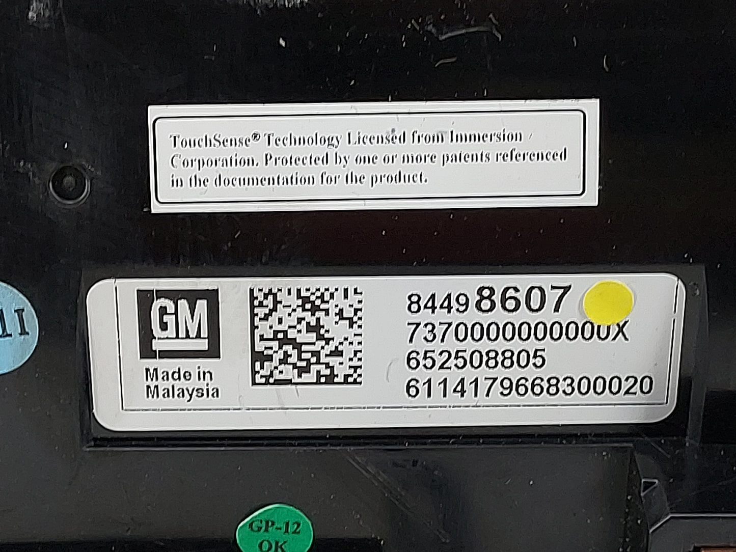 2017 Cadillac Ats Information Display Screen Black - Oemusedautoparts1.com