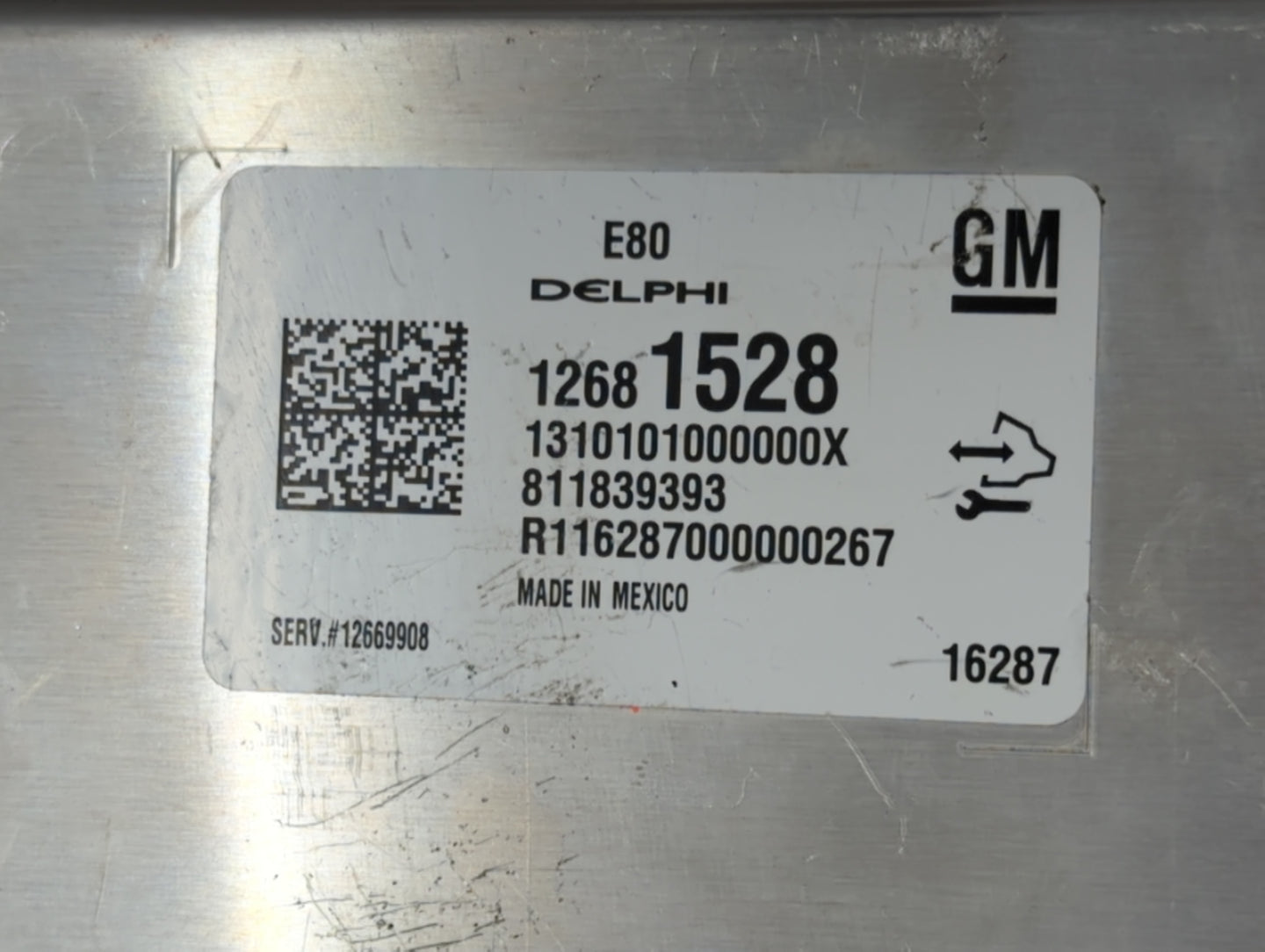 2017-2018 Cadillac Ats PCM Engine Control Computer ECU ECM PCU OEM P/N:12681528 Fits Fits 2017 2018 2019 2020 2021 2022 OEM 