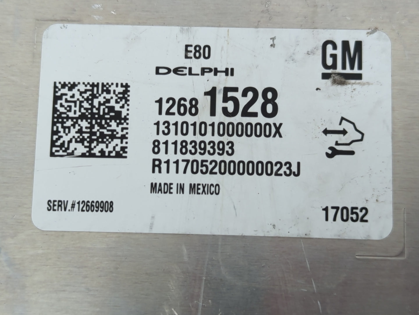 2017-2018 Cadillac Ats PCM Engine Control Computer ECU ECM PCU OEM P/N:12681528 Fits Fits 2017 2018 2019 2020 2021 2022 OEM 