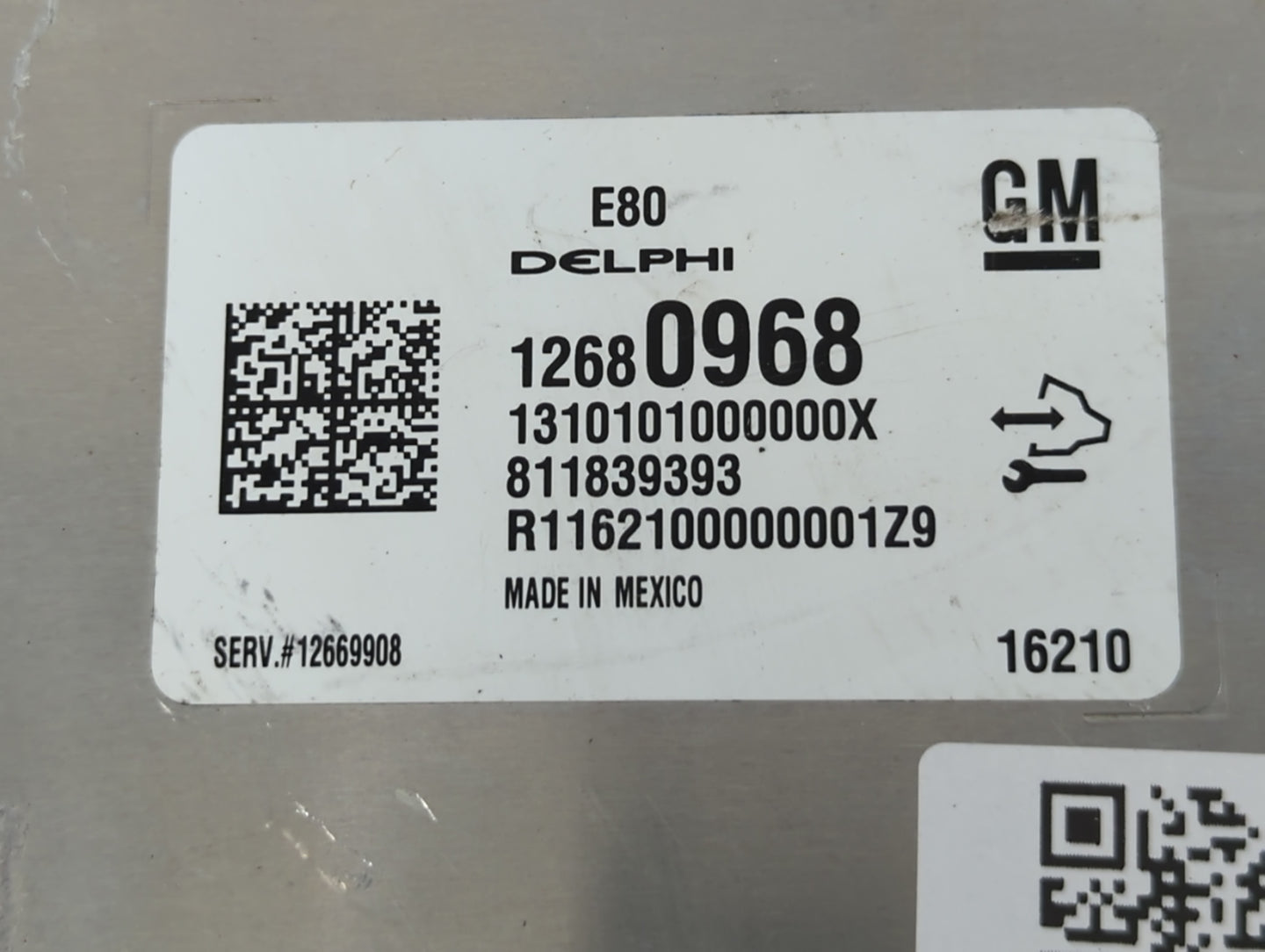 2017-2018 Cadillac Ats PCM Engine Control Computer ECU ECM PCU OEM P/N:12680968 Fits Fits 2017 2018 2019 2020 2021 2022 OEM 