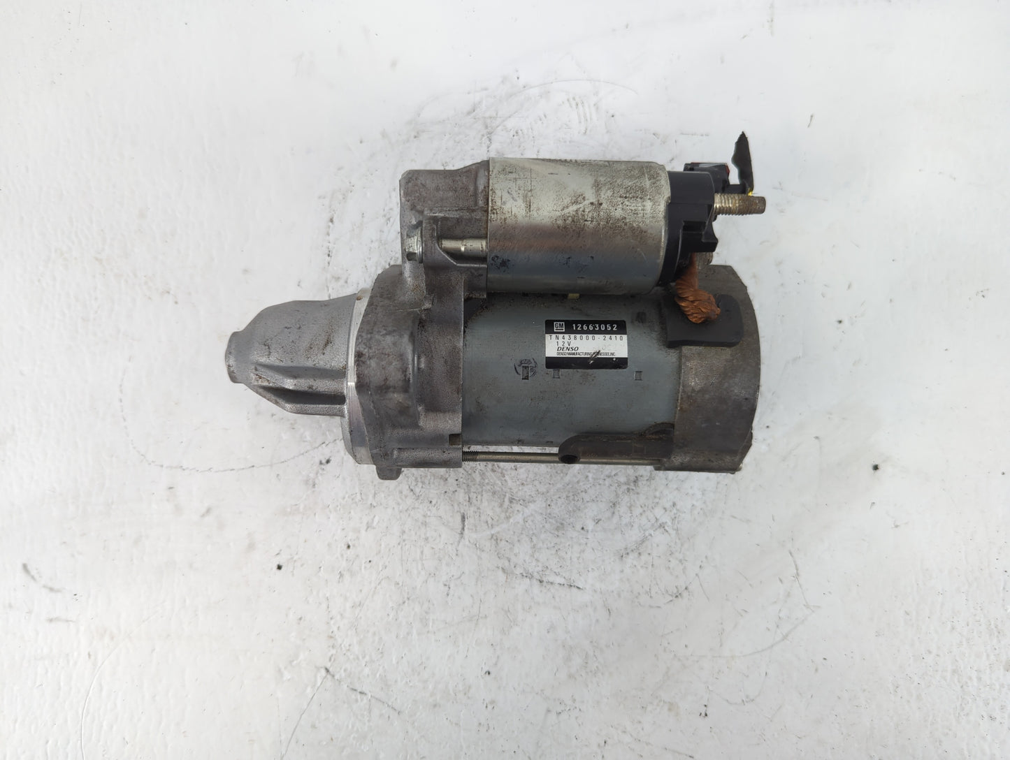 2016-2019 Cadillac Cts Car Starter Motor Solenoid OEM P/N:12663052 TN438000-2410 Fits Fits 2016 2017 2018 2019 OEM Used Auto