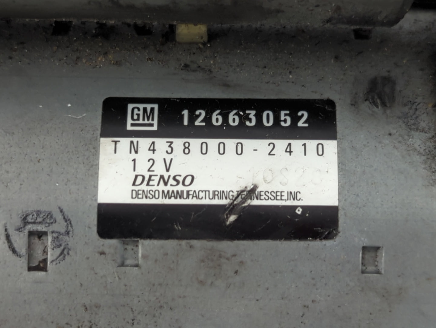 2016-2019 Cadillac Cts Car Starter Motor Solenoid OEM P/N:12663052 TN438000-2410 Fits Fits 2016 2017 2018 2019 OEM Used Auto