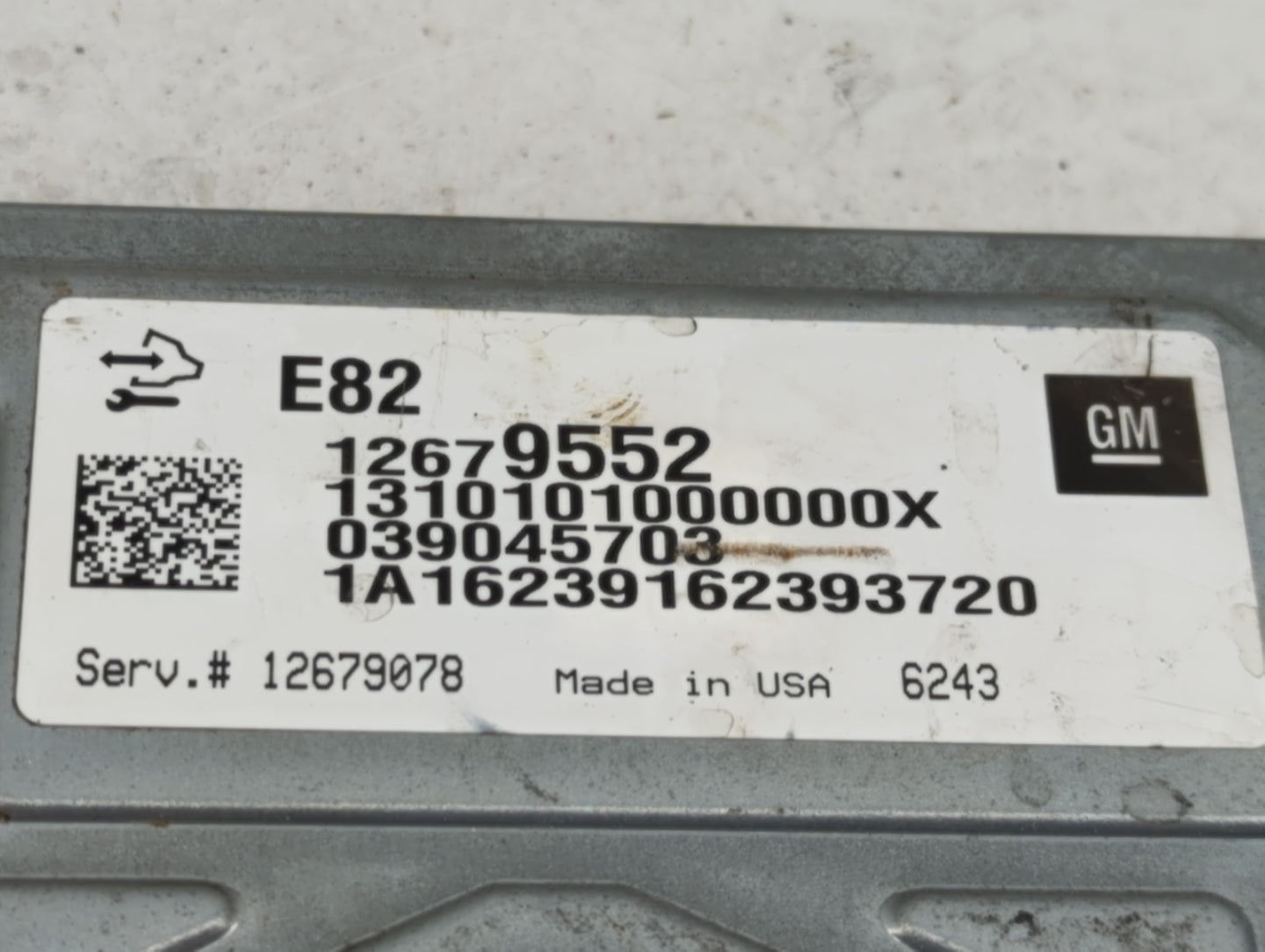 2017-2020 Cadillac Xt5 PCM Engine Control Computer ECU ECM PCU OEM P/N:039045703 12679552 Fits OEM Used Auto Parts - Oemused