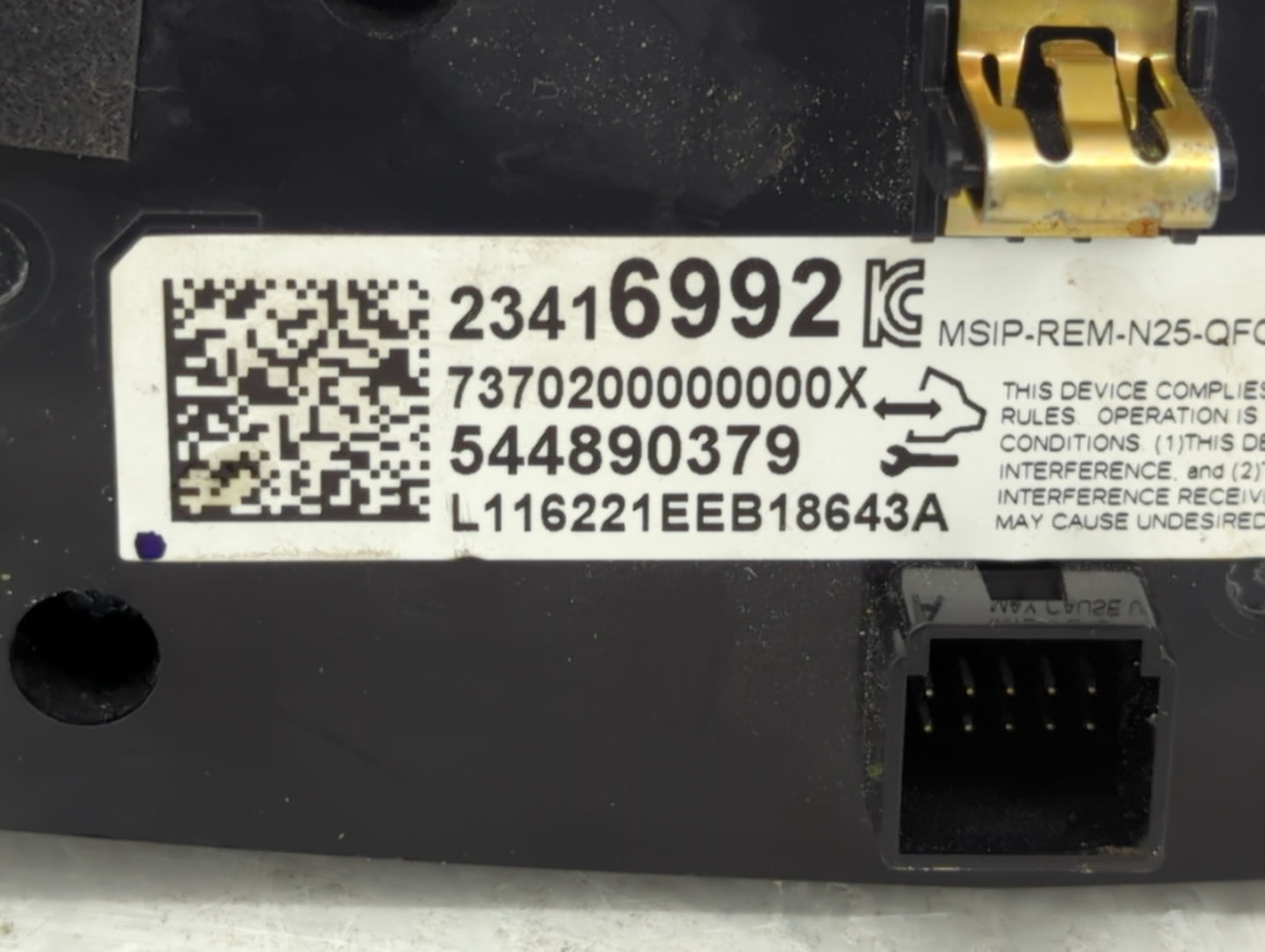 2017-2020 Cadillac Xt5 Climate Control Module Temperature AC/Heater Replacement P/N:544890379 23416992 Fits OEM Used Auto Pa
