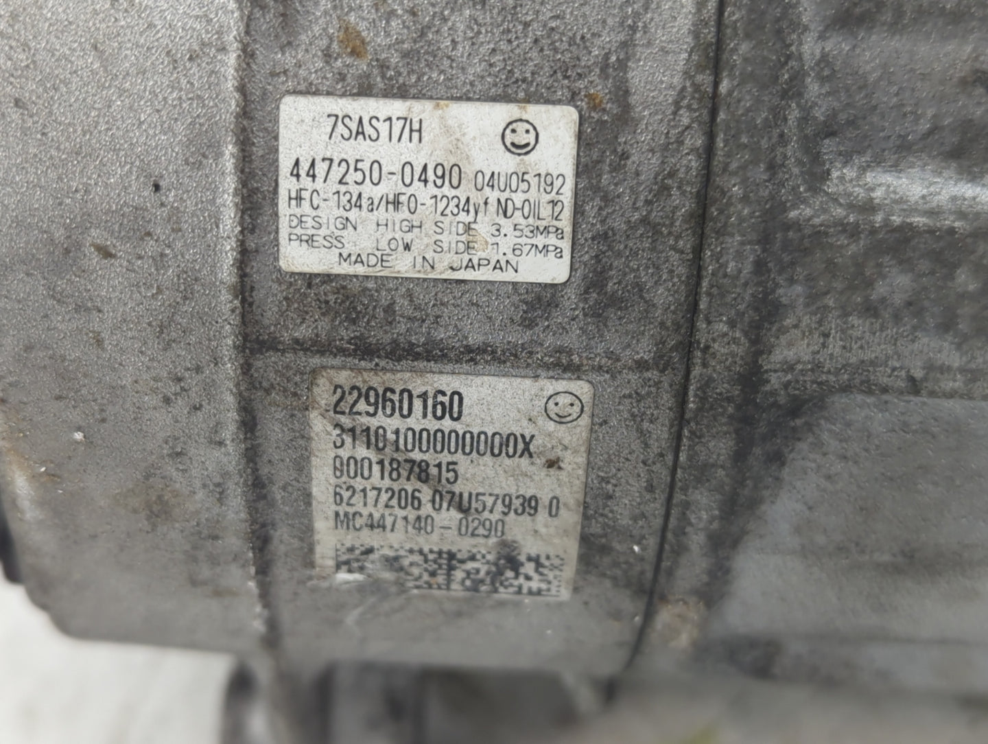 2017-2020 Cadillac Xt5 Air Conditioning A/c Ac Compressor Oem - Oemusedautoparts1.com