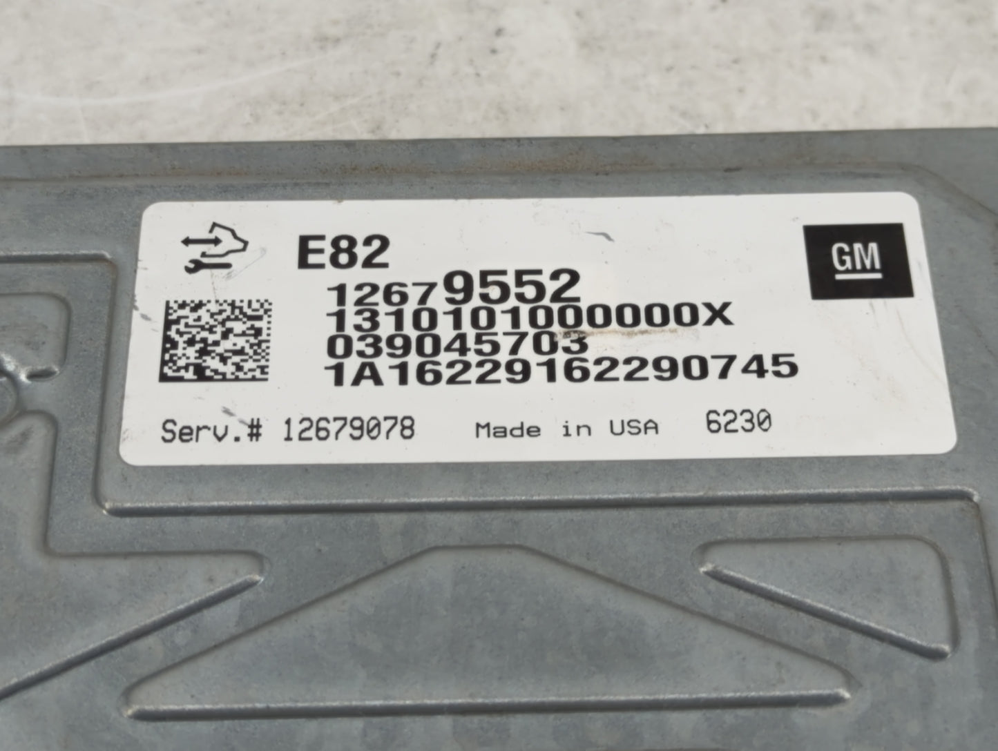 2017-2020 Cadillac Xt5 PCM Engine Control Computer ECU ECM PCU OEM P/N:039045703 12679552 Fits OEM Used Auto Parts - Oemused