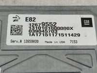 2017-2020 Cadillac Xt5 PCM Engine Control Computer ECU ECM PCU OEM P/N:039045703 12679552 Fits OEM Used Auto Parts - Oemused